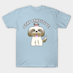 Stay Pawsitive Shih Tzu T-Shirt